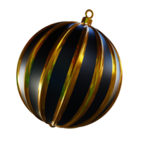 Boule de Noël de rendu 3D png