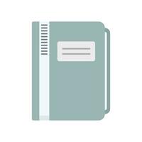 Folder documents icon flat isolated vector