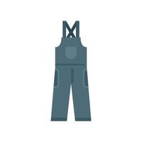 Metallurgy clothes icon flat isolated vector