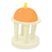 Rotunda icon, cartoon style vector