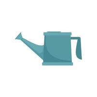 Watering can icon flat isolated vector