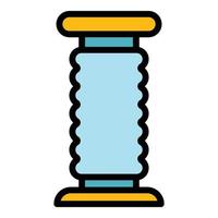 Scratching post icon color outline vector
