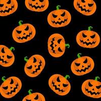 Background vector design with pumpkin ghost pattern