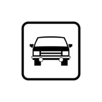 diseño de vector de icono de coche