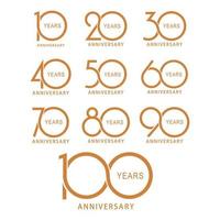 Anniversary celebration vector design