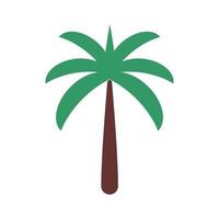 Coconut tree logo vector design
