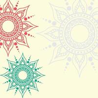 Vector background with mandala ornament