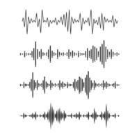 Sound waves vector design