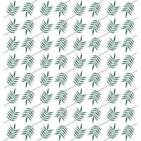 Background vector design with leaf pattern