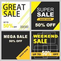 50 percent off sale vector design