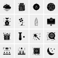 16 Universal Business Icons Vector Creative Icon Illustration to use in web and Mobile Related project