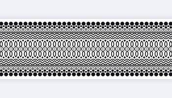 fronteras sin costuras étnicas de estilo de adorno vector