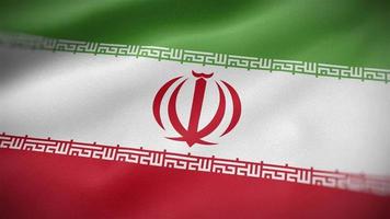 iran agitant le drapeau video