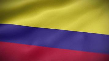 wapperende vlag van colombia video