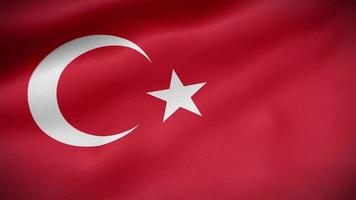 Turquía ondeando la bandera video