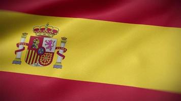 spanien wehende flagge video