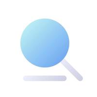 Searching tool pixel perfect flat gradient two-color ui icon. Magnifying glass. Find information. Simple filled pictogram. GUI, UX design for mobile application. Vector isolated RGB illustration