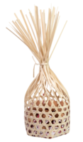 Eggs in basket isolated png