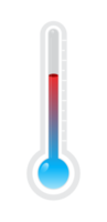 Thermometer-Symbol isoliert. png