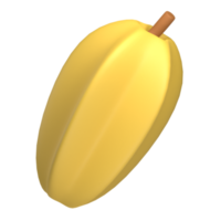 starfruit 3d icon png