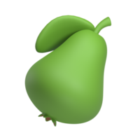 Guavenfrucht 3d-Symbol png