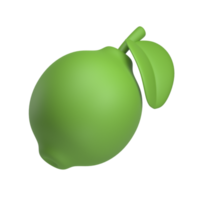 lime 3d icon png