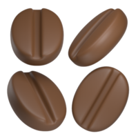 coffee beans 3d icon png