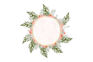 Flower Frame PNG, Floral Frame PNG