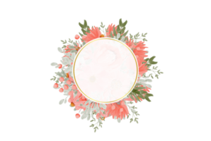 Flower Frame PNG, Floral Frame PNG