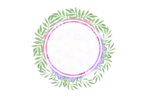 Flower Frame PNG, Floral Frame PNG