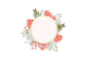 Flower Frame PNG, Floral Frame PNG