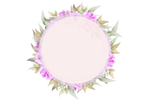 fleur cadre png