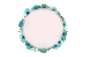 Flower Frame PNG, Floral Frame PNG