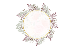 Flower Frame PNG, Floral Frame PNG