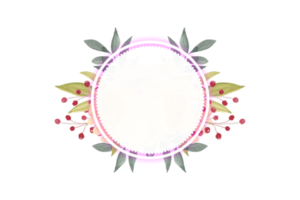 Flower Frame PNG, Floral Frame PNG