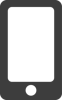 Mobile phone black icon, Social icon set. png