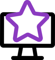 icono de estrella de computadora png