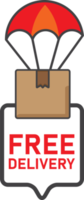 free delivery sign png