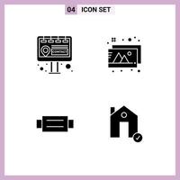 Stock Vector Icon Pack of Line Signs and Symbols for billboard man design accessories check Editable Vector Design Elements