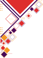 ornement de conception géométrique abstraite png