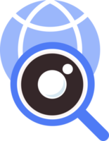 globe eye search icon png