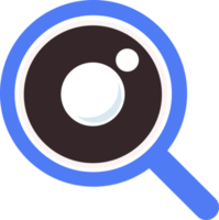 icono de búsqueda de virus ocular png