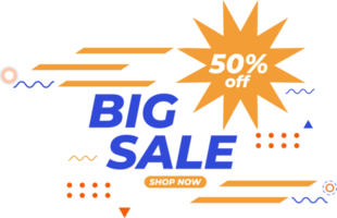 big sale banner png