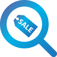 sale search gradient icon png