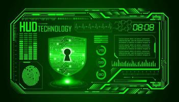 Modern HUD Technology Screen Background vector