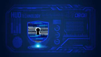 Modern HUD Technology Screen Background vector