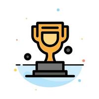 Award Cup Trophy Canada Abstract Flat Color Icon Template vector