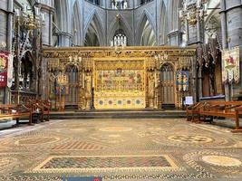 London in the UK in June 2022. A view of Westminster Abbey photo