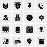 16 Business Universal Icons Vector Creative Icon Illustration to use in web and Mobile Related project