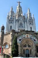 A view of Barcelona in Spain photo